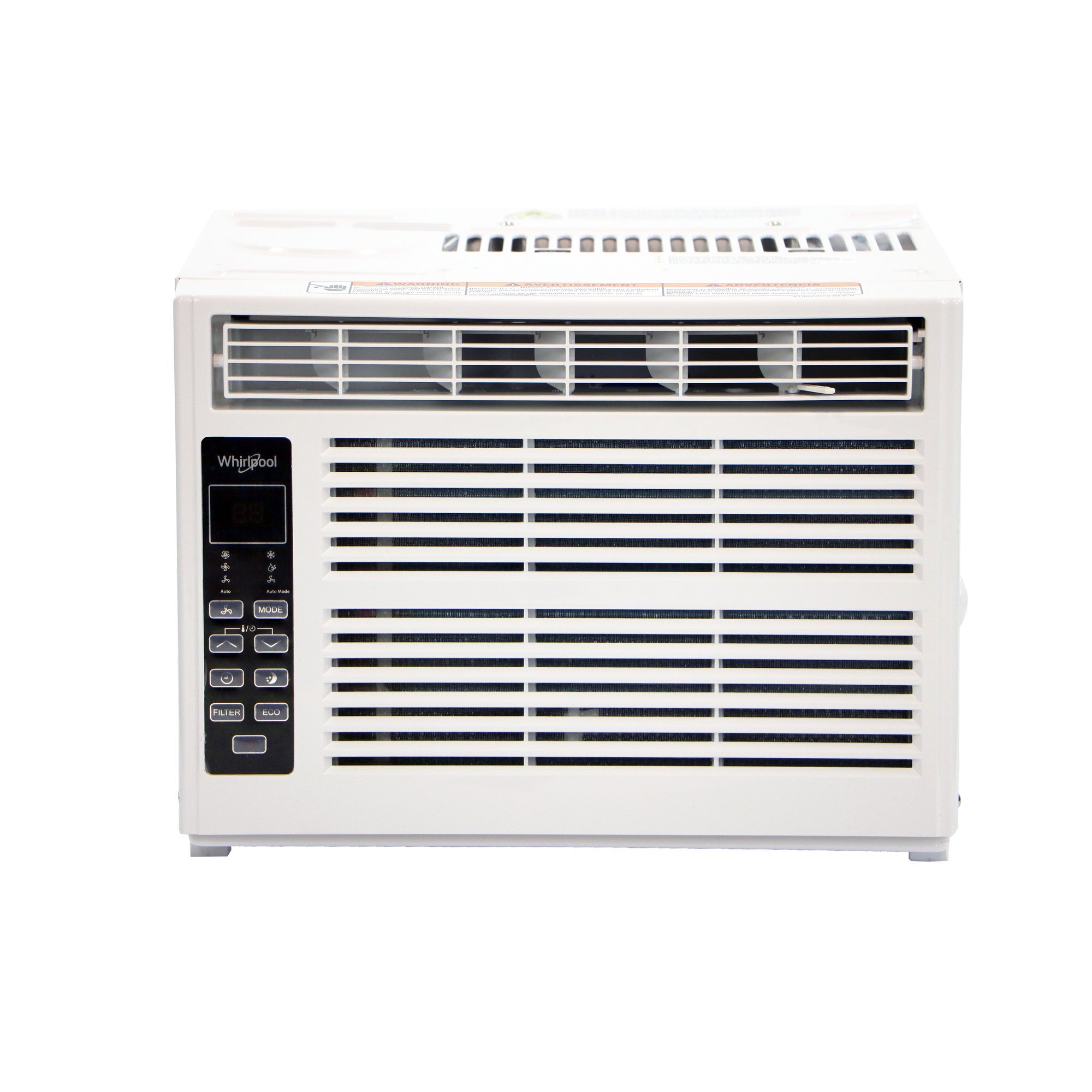 Whirlpool 8,000 BTU Window-Mounted Air Conditioner with Remote Control, 115V, Covers up to 350 sq. ft., Model# WHAW081CW